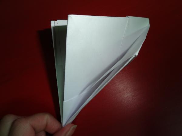 Triangle of paper