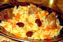 Pilaf with lamb and raisins in multivarka