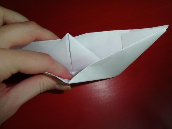 Boat made of paper