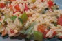 Pilau rice with vegetables vegetarian in multivarka