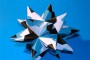 o'z qo'llari bilan qog'oz hajmi yulduzni qilish qanday, origami: diagrammalar va ko'rsatmalar