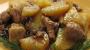 Картофель тушеный с грибами и мясом в мультиварке